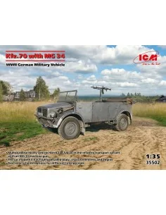 Kfz.70 with MG 34, WWII German Military Vehicle, 1/35 - ICM 35502