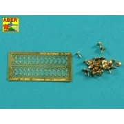 One wing nuts for German vehicles PE nuts with turned bolt x 26 pcs...