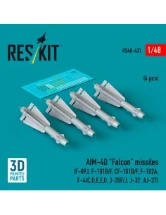 AIM-4D Falcon missiles (4 pcs) (F-89J, F-101B/F, CF-101B/F, F-102A,...