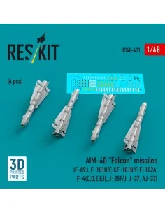 AIM-4D Falcon missiles (4 pcs) (F-89J, F-101B/F, CF-101B/F, F-102A,... 2