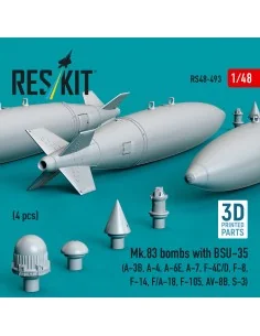 Mk.83 bombs with BSU-35 (4 pcs) (A-3B, A-4, A-6E, A-7, F-4C/D, F-8,... 2