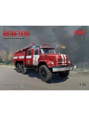 [NO_DESC] AC-40-137A, Soviet Firetruck molds), 1/35 - ICM 35519
