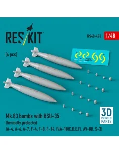 Mk.83 bombs with BSU-35 thermally protected (4 pcs) (A-4, A-6, A-7,...