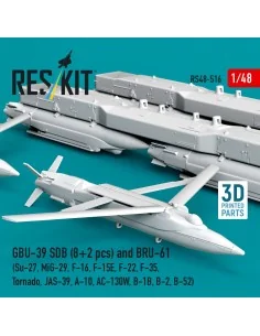 GBU-39 SDB (8 pcs) and BRU-61 (2 pcs) (Su-27, MiG-29, F-16, F-15E, ... 2