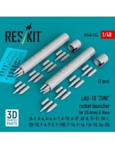 LAU-10 ZUNI rocket launcher for US Army & Navy (2 pcs) (A-1, A-4, A...