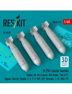 BL755 cluster bombs (4 pcs) (Alpha Jet, Buccaneer, BAE Hawk, Fiat G...