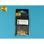 Turned imitation of Hexagonal bolts 1, 6 x 6, 0 mm x 25 pcs., 1/16 ...