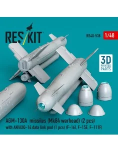 AGM-130A missiles (2 pcs) (Mk84 warhead) with AN/AXQ-14 data link p... 2