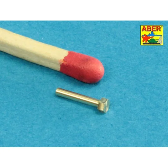 Turned imitation of Hexagonal bolts 1, 6 x 6, 0 mm x 25 pcs., 1/16 ...