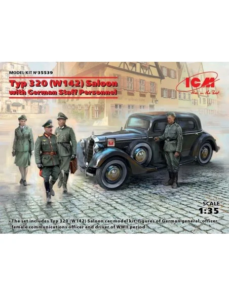 Typ 320 (W142) Saloon with German Staff Personnel, Limited, 1/35 - ...