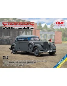 Typ 320 (W142) Cabriolet Soft Top, WWII German staff car, 1/35 - IC...