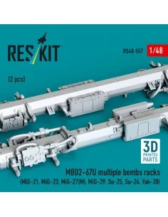 MBD2-67U multiple bombs racks (2 pcs) (MiG-21, MiG-23, MiG-27(?), M... 2