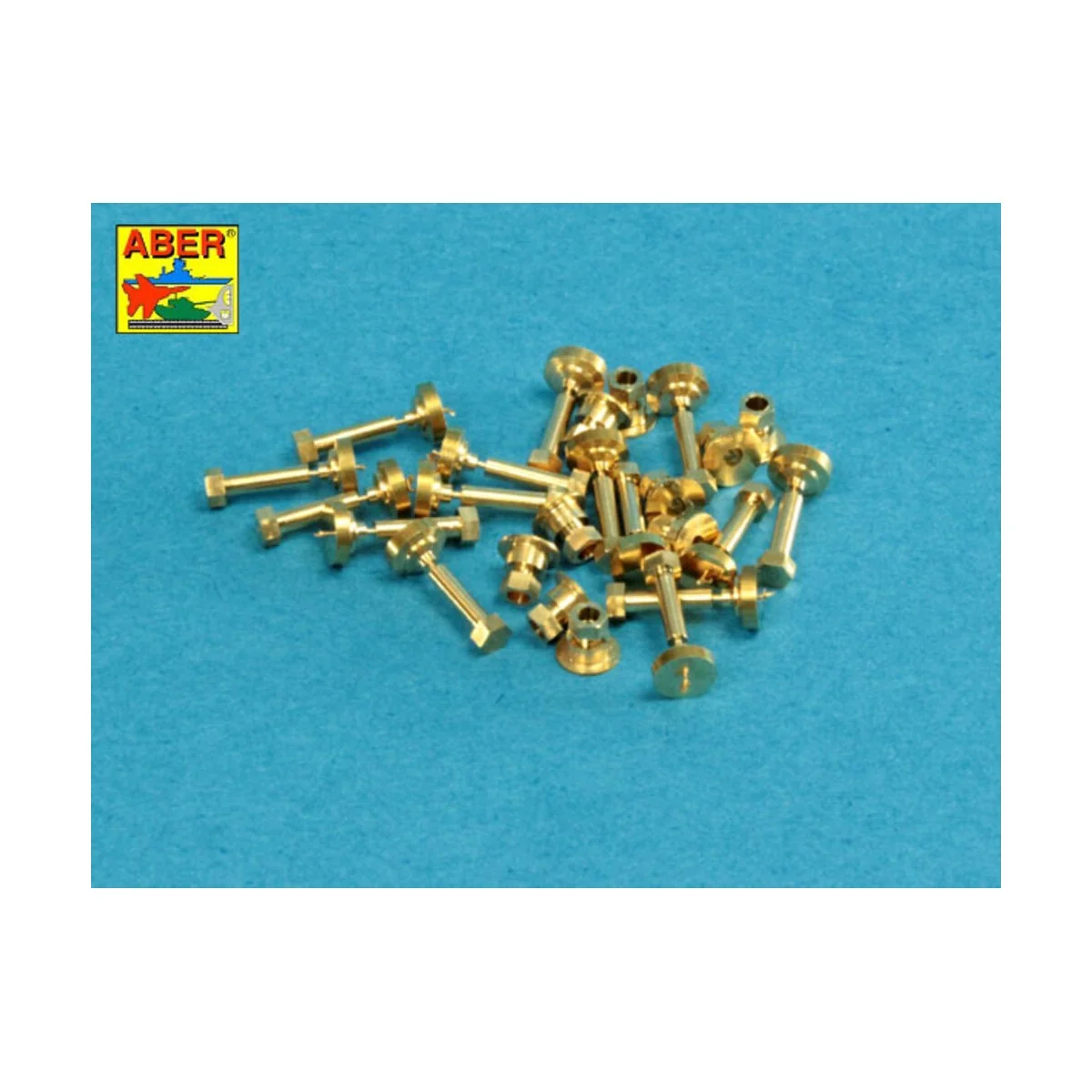 Turned imitation of Hexagonal bolts & nuts 1, 6 x 4, 0 mm x 15 pcs....