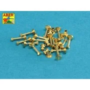 Turned imitation of Hexagonal bolts & nuts 1, 6 x 4, 0 mm x 15 pcs....
