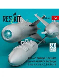 AGM-62 Walleye I missiles (2 pcs) with AN/AWG-16 data link pod (1 p... 2