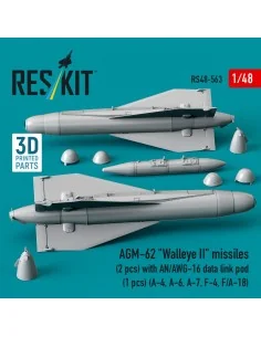 AGM-62 Walleye II missiles (2 pcs) with AN/AWG-16 data link pod (1 ... 2