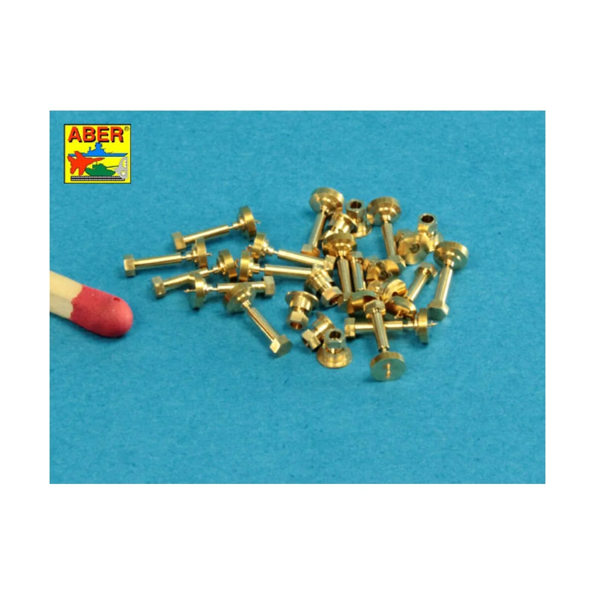 Turned imitation of Hexagonal bolts & nuts 1, 6 x 4, 0 mm x 15 pcs....