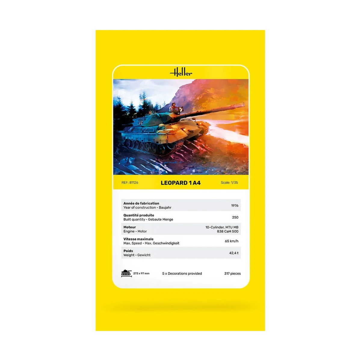 Leopard 1A4 - Heller 81126