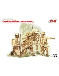 Gurkha Rifles (1944) (4 figures), 1/35 - ICM 35563