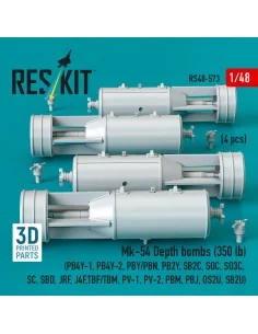 Mk-54 Depth bombs (350 lb) (4 pcs) (PB4Y-1, PB4Y-2, PBY/PBN, PB2Y, ... 2