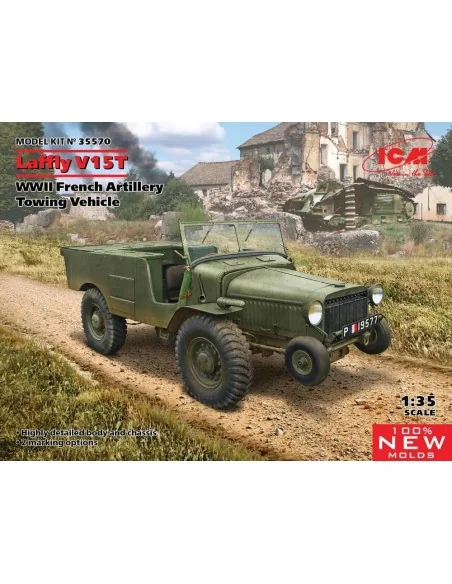 Laffly V15T, WWII French Artillery Towing Vehicle (100% new molds),...