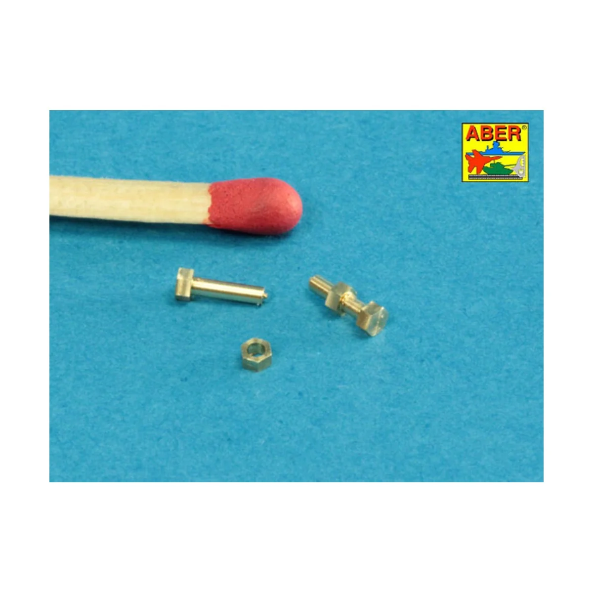 Turned imitation of Hexagonal bolts & nuts 1, 6 x 4, 0 mm x 15 pcs....