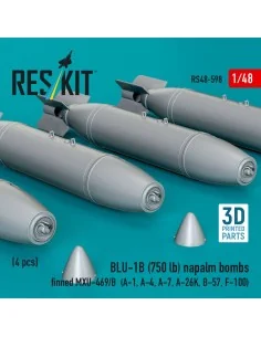 BLU-1B (750 lb) napalm bombs finned MXU-469/B (4 pcs) (A-1, A-4, A-... 2