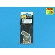 Wing nuts PE nuts with turned bolt x 30 pcs. - Aber Models 16111