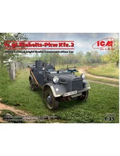 le.gl.Einheitz-Pkw KFZ.2, WWII GermanLigh Radio Communication Car, ...