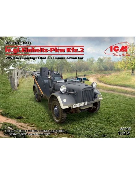 le.gl.Einheitz-Pkw KFZ.2, WWII GermanLigh Radio Communication Car, ...