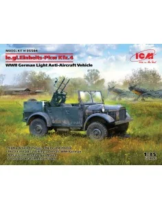 le.gl.Einheitz-Pkw Kfz.4, WWII German Light Anti-Aircraft Vehicle, ...