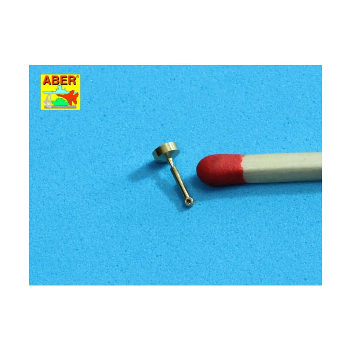 Wing nuts PE nuts with turned bolt x 30 pcs., 1/16 - Aber Models 16111