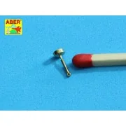 Wing nuts PE nuts with turned bolt x 30 pcs., 1/16 - Aber Models 16111