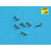 Wing nuts PE nuts with turned bolt x 30 pcs. - Aber Models 16111