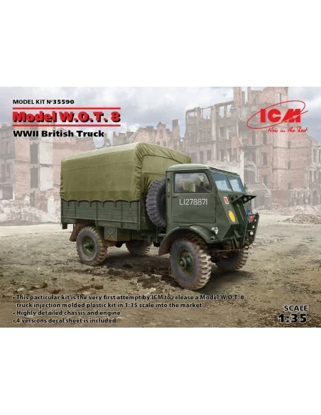 Model W.O.T.8, WWII British Truck, 1/35 - ICM 35590