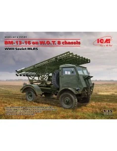 BM-13-16 on W.O.T. 8 chassis, WWII Soviet MLRS, 1/35 - ICM 35591