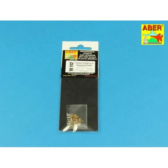 Turned Hexagonal bolts (1, 34x2, 60mm) x 30 pcs., 1/16 - Aber Model... Turned Hexagonal bolts (1, 34x2, 60mm) x 30 pcs., 1/16 - Aber Model...