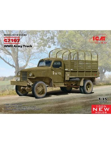 G7107, WWII Army Truck (100% new molds), 1/35 - ICM 35593