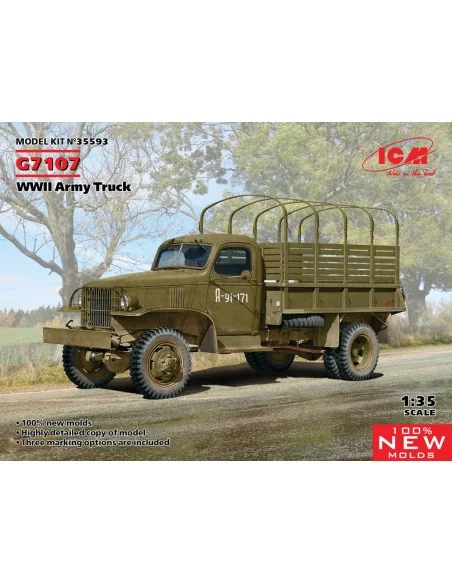 G7107, WWII Army Truck (100% new molds), 1/35 - ICM 35593