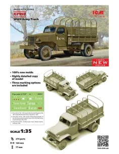 G7107, WWII Army Truck (100% new molds), 1/35 - ICM 35593 2