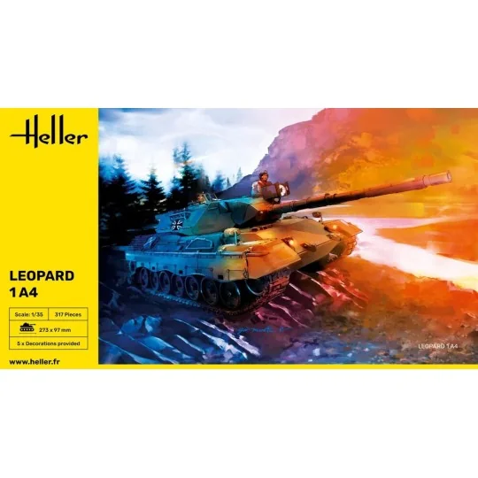 Leopard 1A4, 1/35 - Heller 81126 Leopard 1A4, 1/35 - Heller 81126