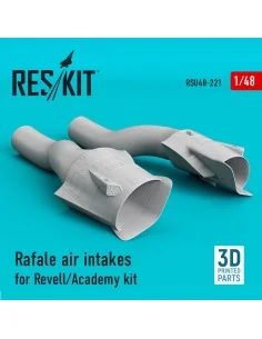 Rafale air intakes for Revell/Academy kit (3D Printed), 1/48 - ResK...