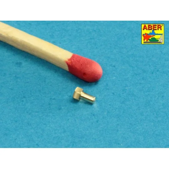 Turned imitation of Hexagonal bolts 1, 75 x 2, 20 mm x 25 pcs., 1/1...