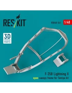 F-35B Lightning II open canopy frame (3D Printed) for Tamiya, 1/48 ... 2