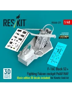 F-16C Block 52+ Fighting Falcon cockpit PolAF/HAF (Basic edition 3D...