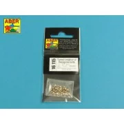 Turned imitation of Hexagonal bolts 0,85 x 1,30 mm x 30 pcs. - Aber...