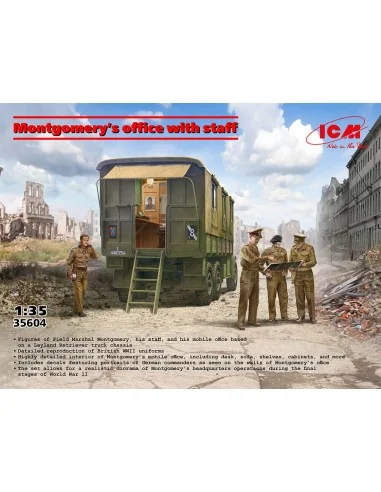 Montgomery's office with staff, 1/35 - ICM 35604