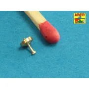 Turned imitation of Hexagonal bolts 0,85 x 1,30 mm x 30 pcs. - Aber...