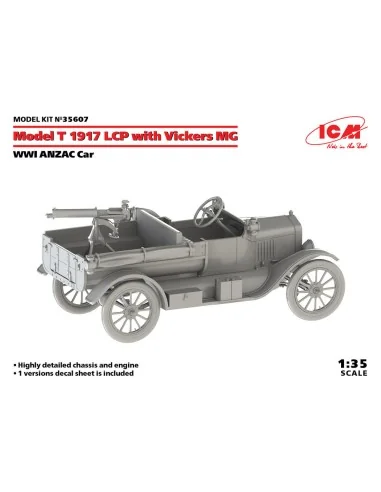 Model T 1917 LCP with Vickers MG, WWI ANZAC Car, 1/35 - ICM 35607