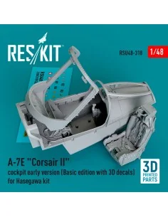 A-7E Corsair II cockpit early version (Basic edition with 3D decals...
